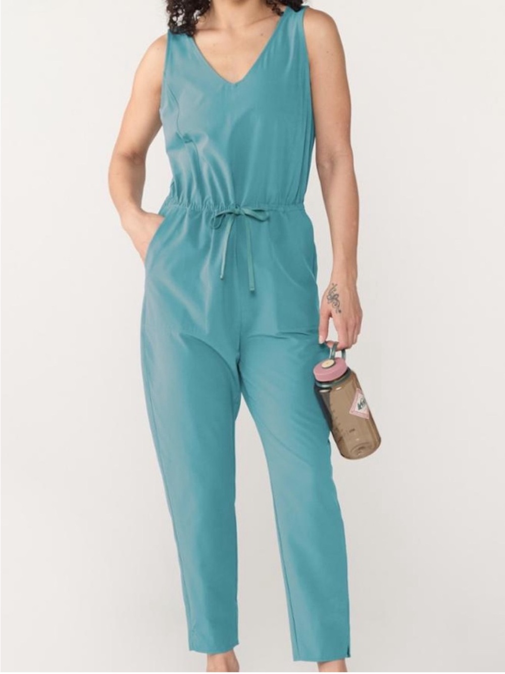 NWT Patagonia Fleetwith Jumpsuit in size small in Wetland Blue